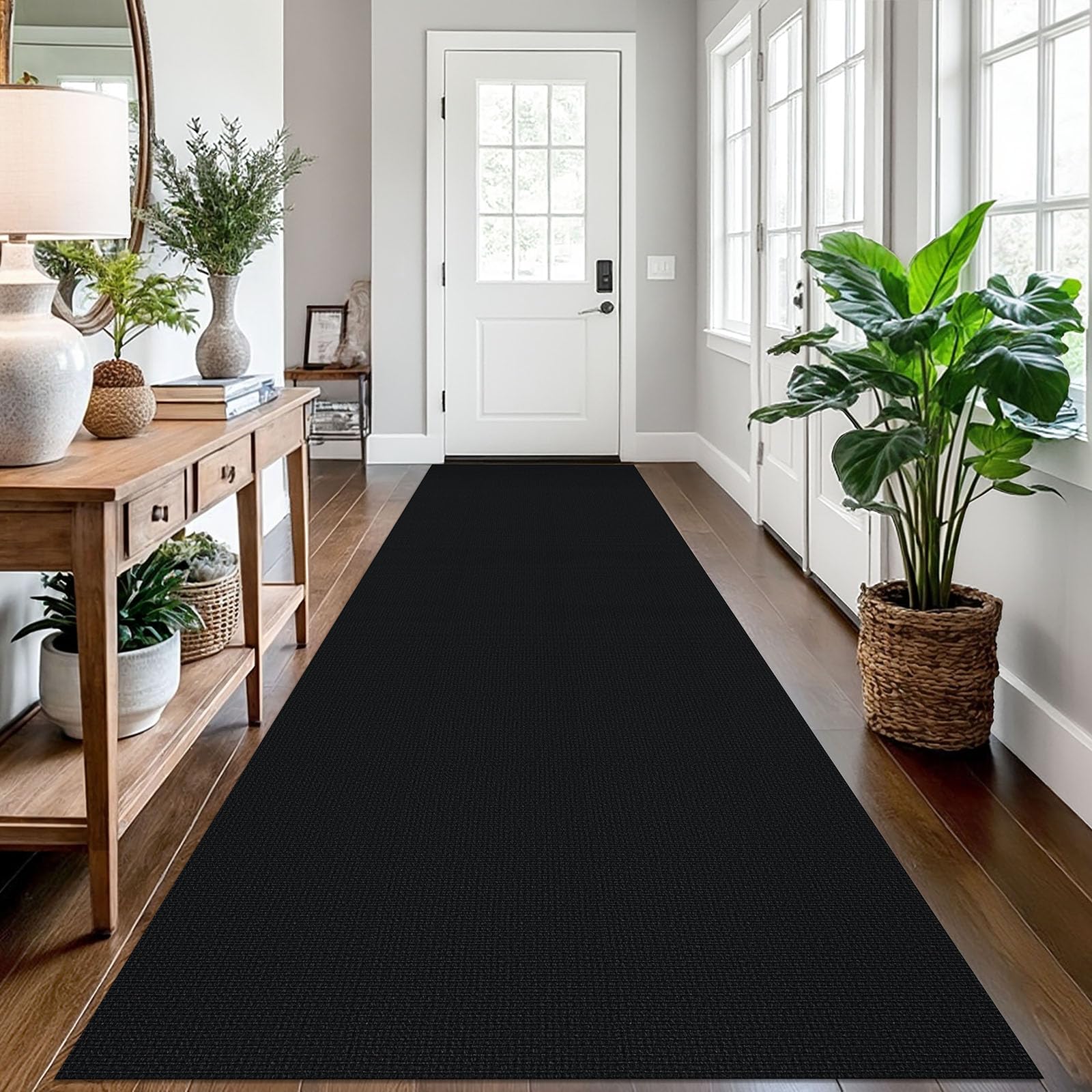 EARTHALL Small Area Rug 2x3 Ft Washable Rugs for Entryway Non Slip Braided Throw Rugs with Rubber Backing Door Mat Indoor Outdoor Entrance Cotton Woven Carpet for Kitchen Foyer Front Door, Khaki/Beige