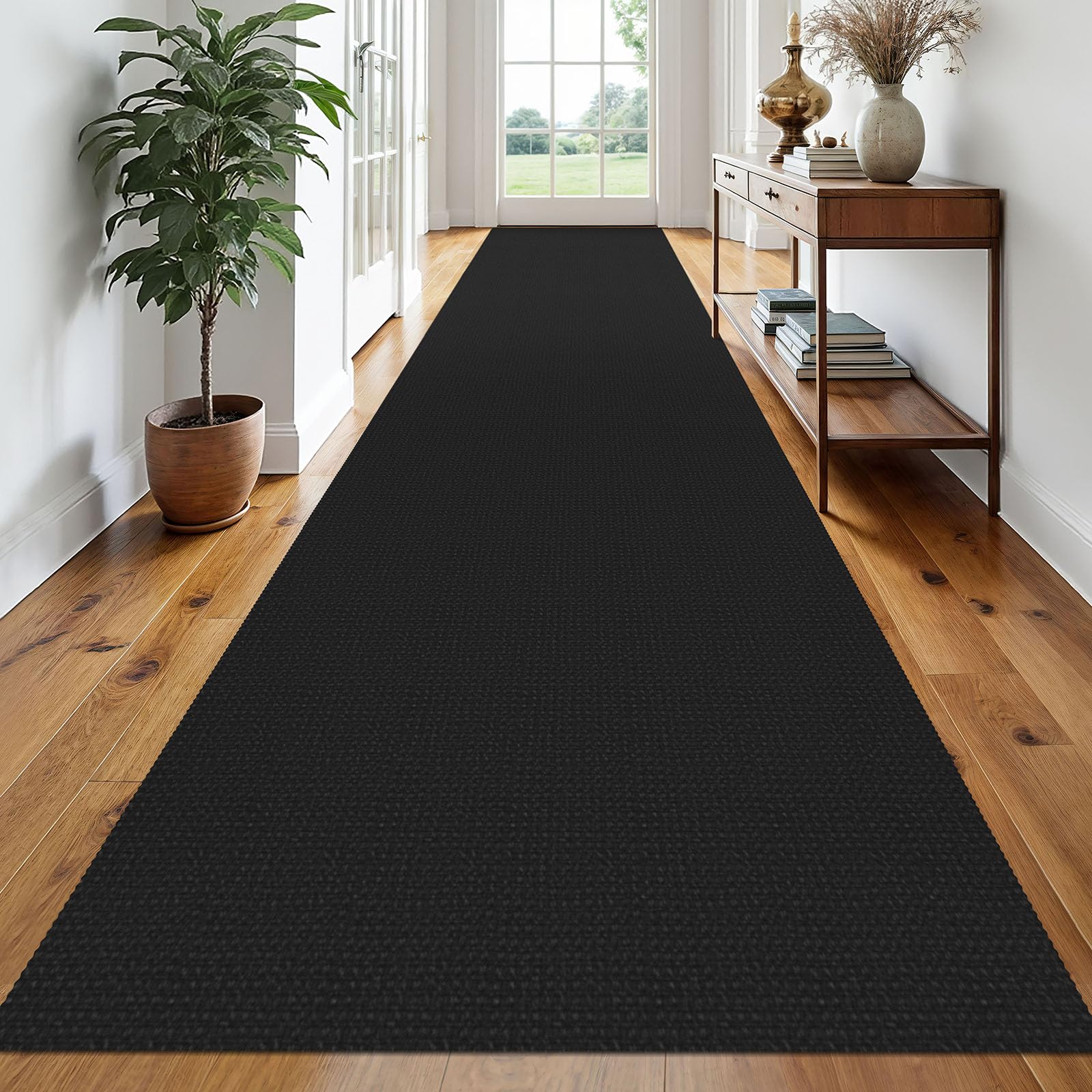 EARTHALL Woven Area Rug 2x3 Ft Washable Rugs for Entryway Braided Non Slip Throw Rugs Door Mat Indoor Outdoor Entrance Small Cotton Woven Carpet for Kitchen Foyer Front Door, Orange/Tan/Brown