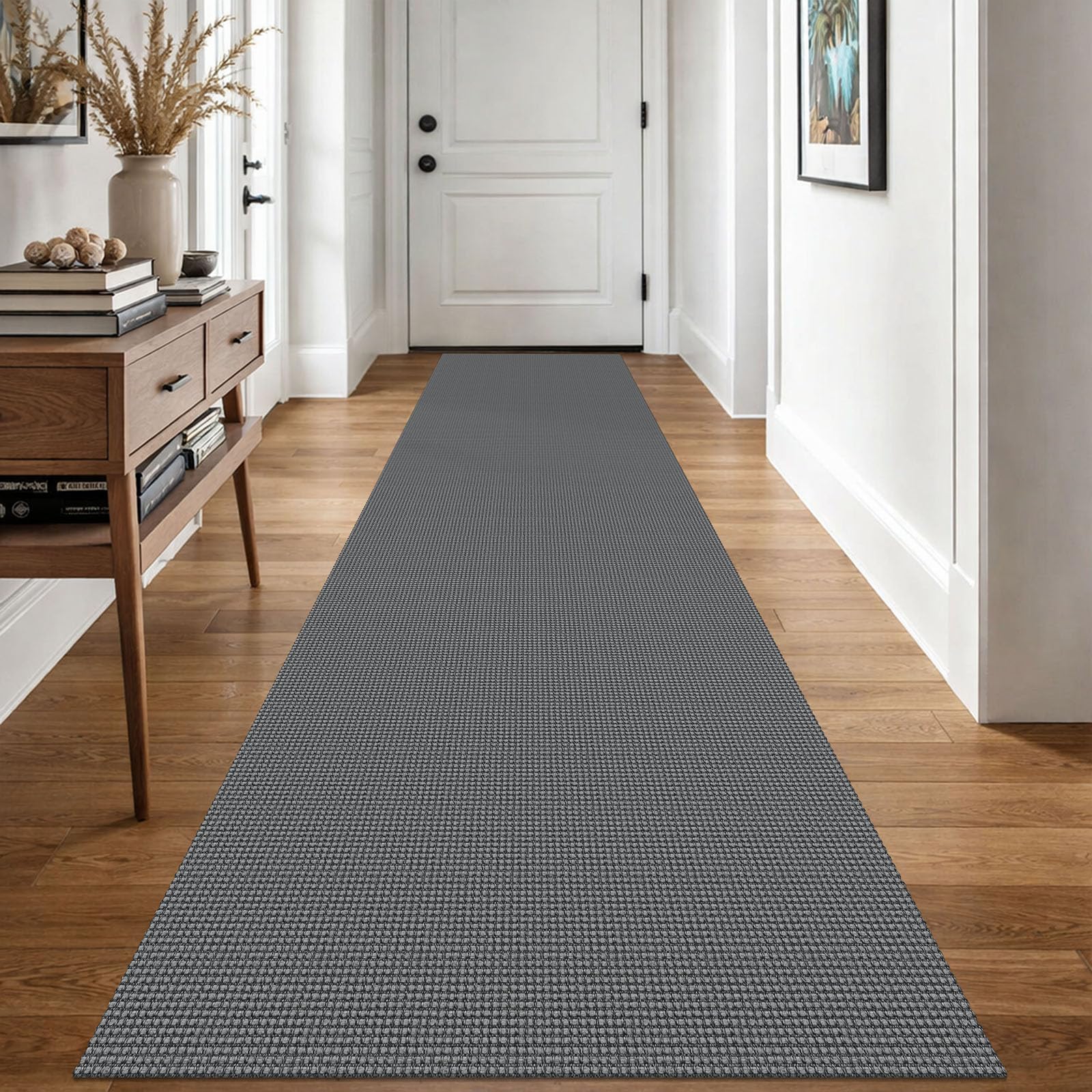 EARTHALL Woven Area Rug 2x3 Ft Washable Rugs for Entryway Braided Non Slip Throw Rugs Door Mat Indoor Outdoor Entrance Small Cotton Woven Carpet for Kitchen Foyer Front Door, Orange/Tan/Brown