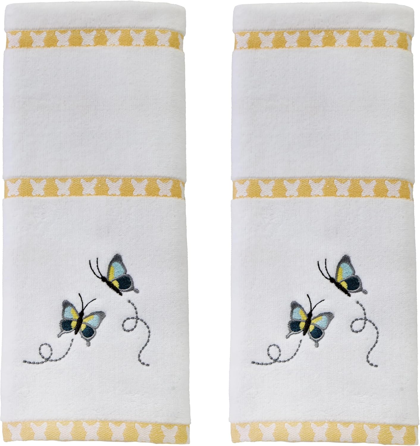 SKL Home by Saturday Knight Ltd. Life Is Beautiful 2 Pc Hand Towel Set, Aqua