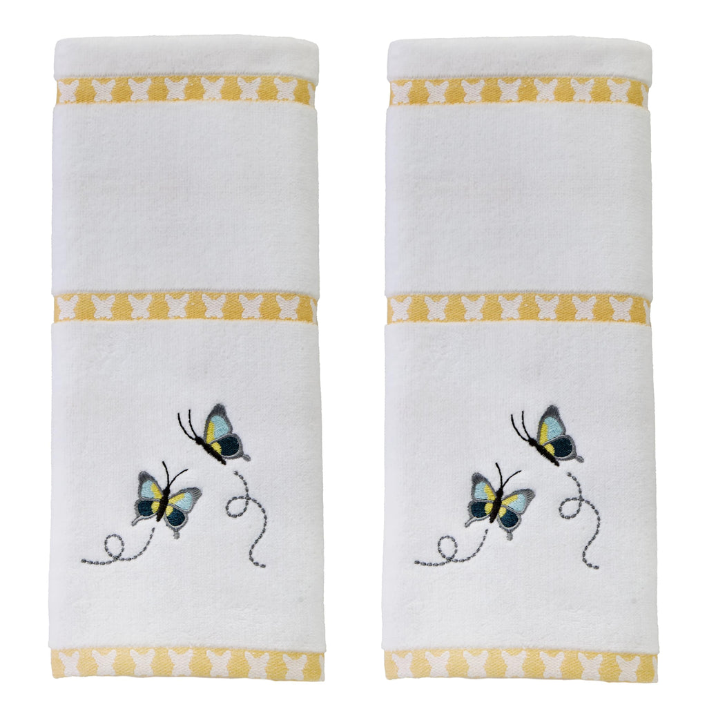 SKL Home by Saturday Knight Ltd. Life Is Beautiful 2 Pc Hand Towel Set, Aqua