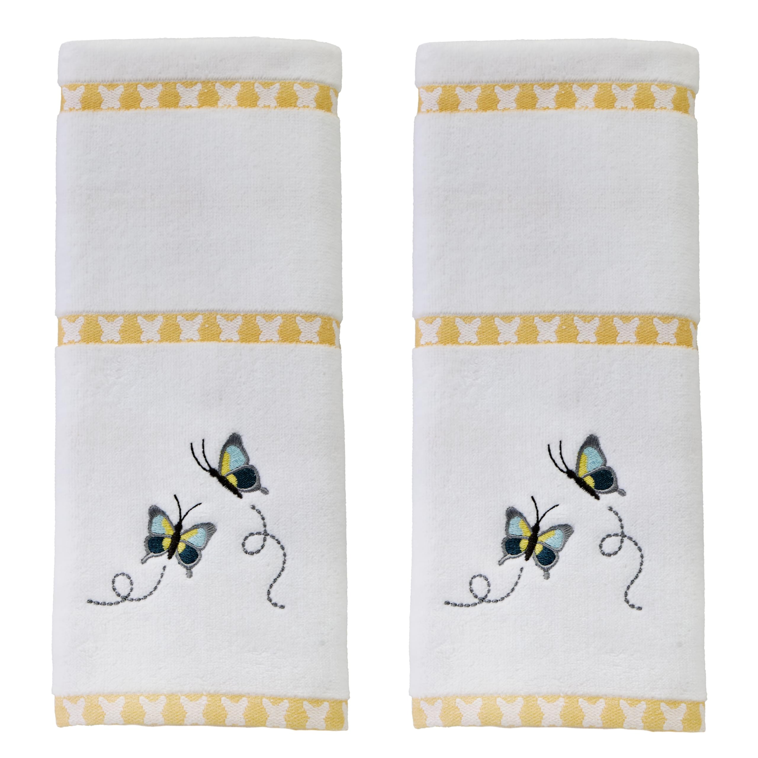 SKL Home by Saturday Knight Ltd. Life Is Beautiful 2 Pc Hand Towel Set, Aqua