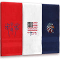 3 Pcs Hand Towels for Bathroom Embroidered Cotton Kitchen Towels 13.3" x 29.5" Decors Gift(White,Spring Flowers)