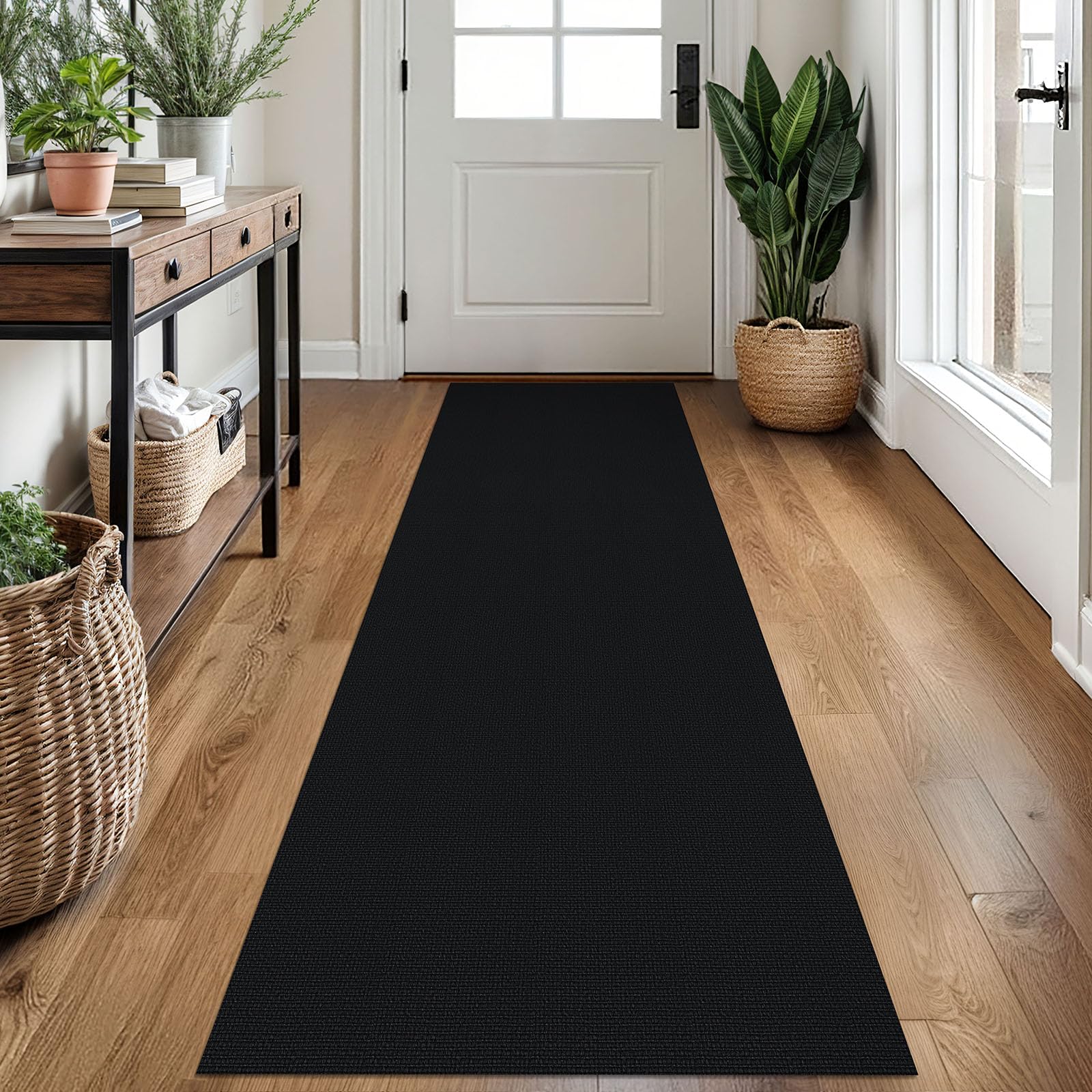 EARTHALL Small Area Rug 2x3 Ft Washable Rugs for Entryway Non Slip Braided Throw Rugs with Rubber Backing Door Mat Indoor Outdoor Entrance Cotton Woven Carpet for Kitchen Foyer Front Door, Khaki/Beige