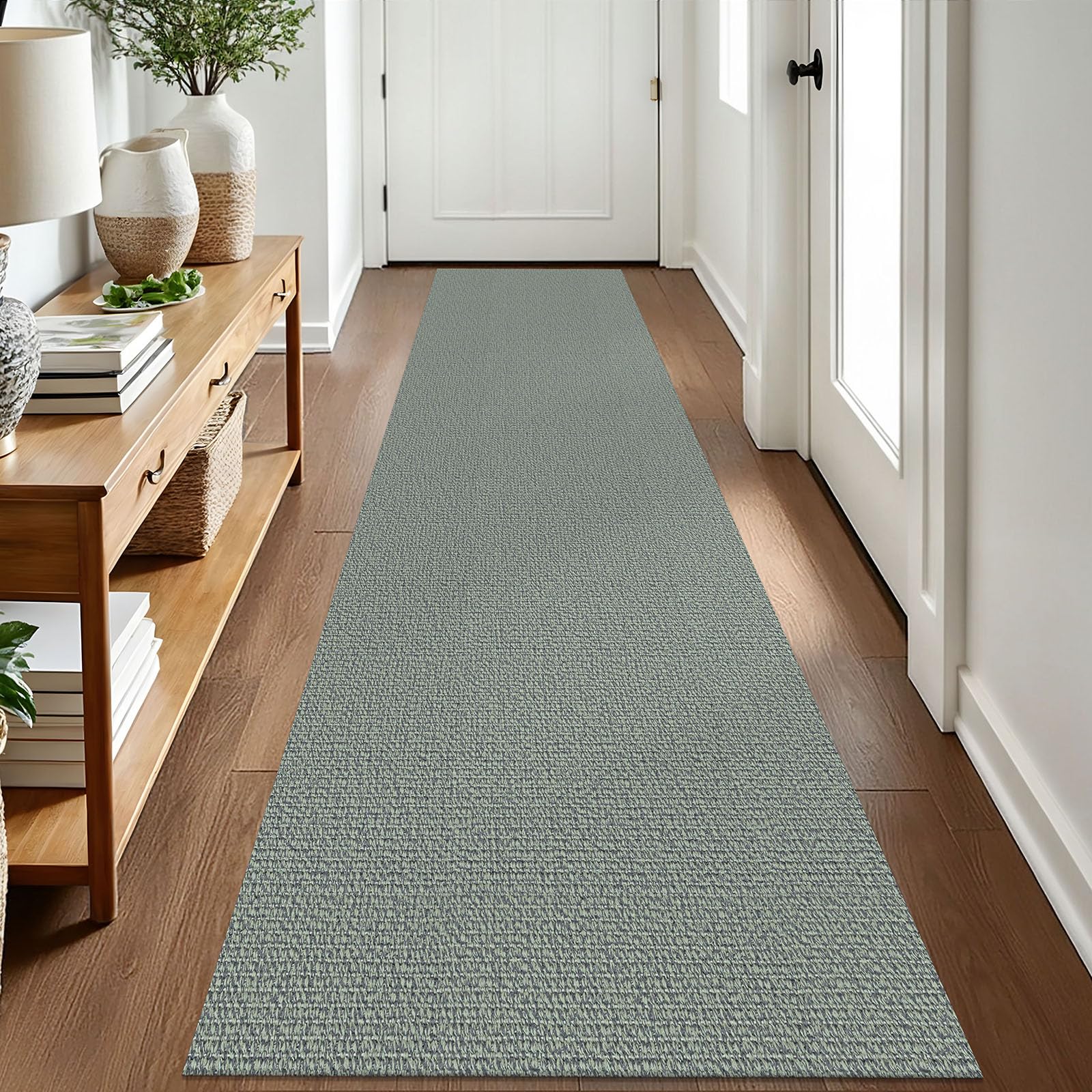 EARTHALL Small Area Rug 2x3 Ft Washable Rugs for Entryway Non Slip Braided Throw Rugs with Rubber Backing Door Mat Indoor Outdoor Entrance Cotton Woven Carpet for Kitchen Foyer Front Door, Khaki/Beige