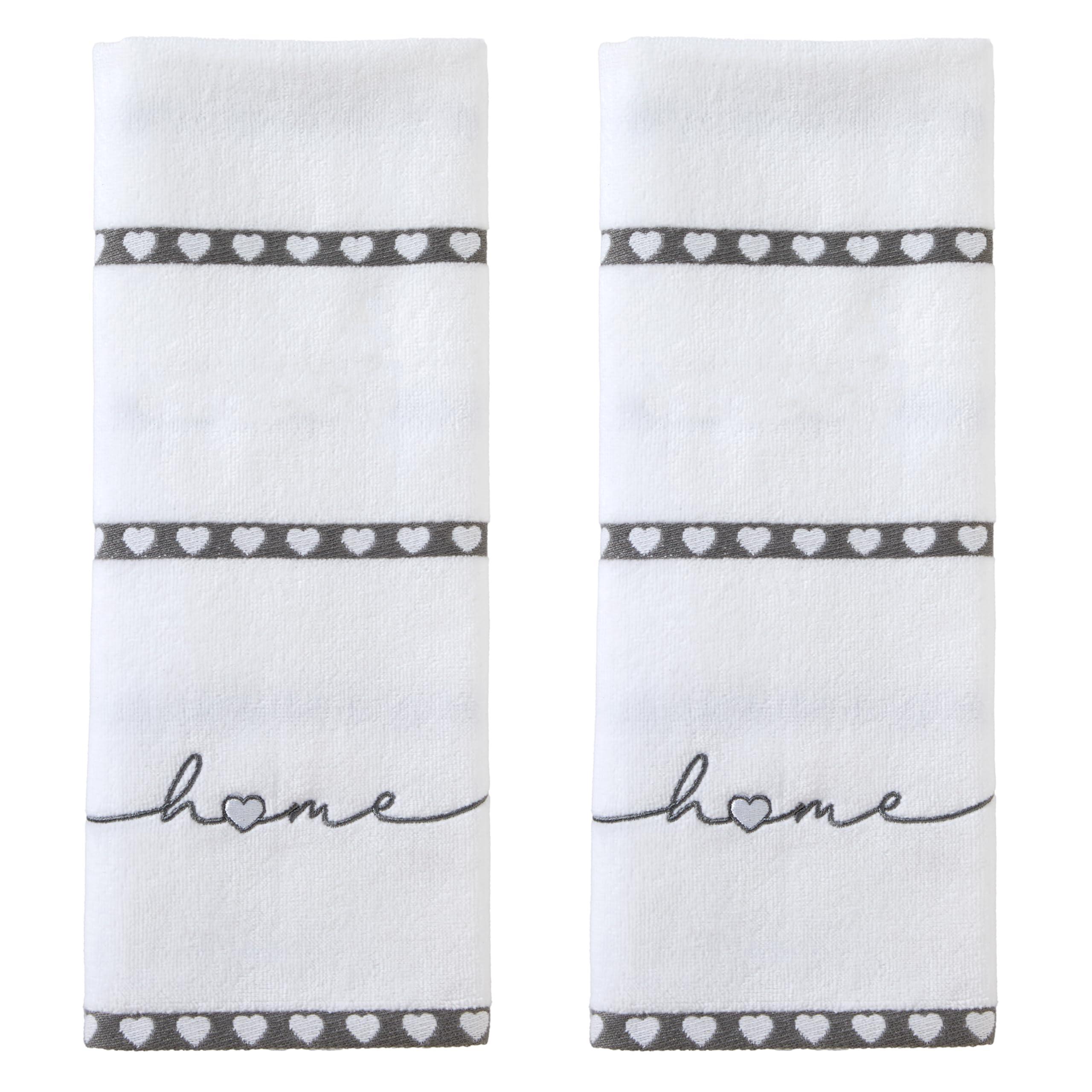 SKL Home by Saturday Knight Ltd. Life Is Beautiful 2 Pc Hand Towel Set, Aqua