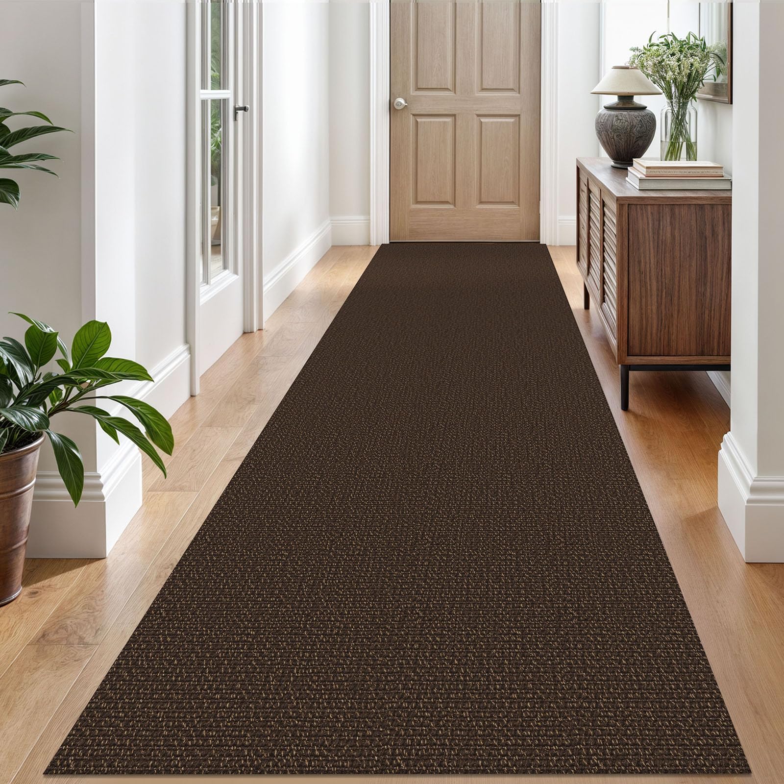 EARTHALL Small Area Rug 2x3 Ft Washable Rugs for Entryway Non Slip Braided Throw Rugs with Rubber Backing Door Mat Indoor Outdoor Entrance Cotton Woven Carpet for Kitchen Foyer Front Door, Khaki/Beige