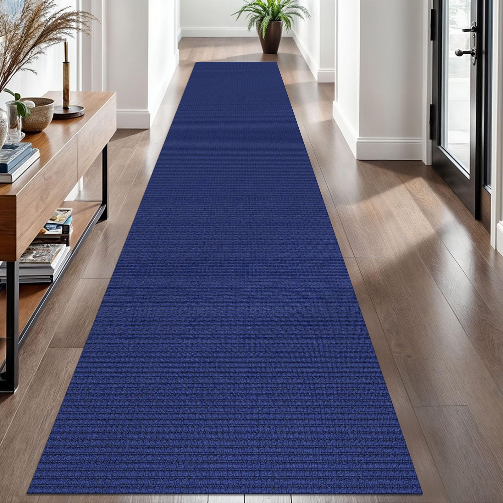EARTHALL Woven Area Rug 2x3 Ft Washable Rugs for Entryway Braided Non Slip Throw Rugs Door Mat Indoor Outdoor Entrance Small Cotton Woven Carpet for Kitchen Foyer Front Door, Orange/Tan/Brown