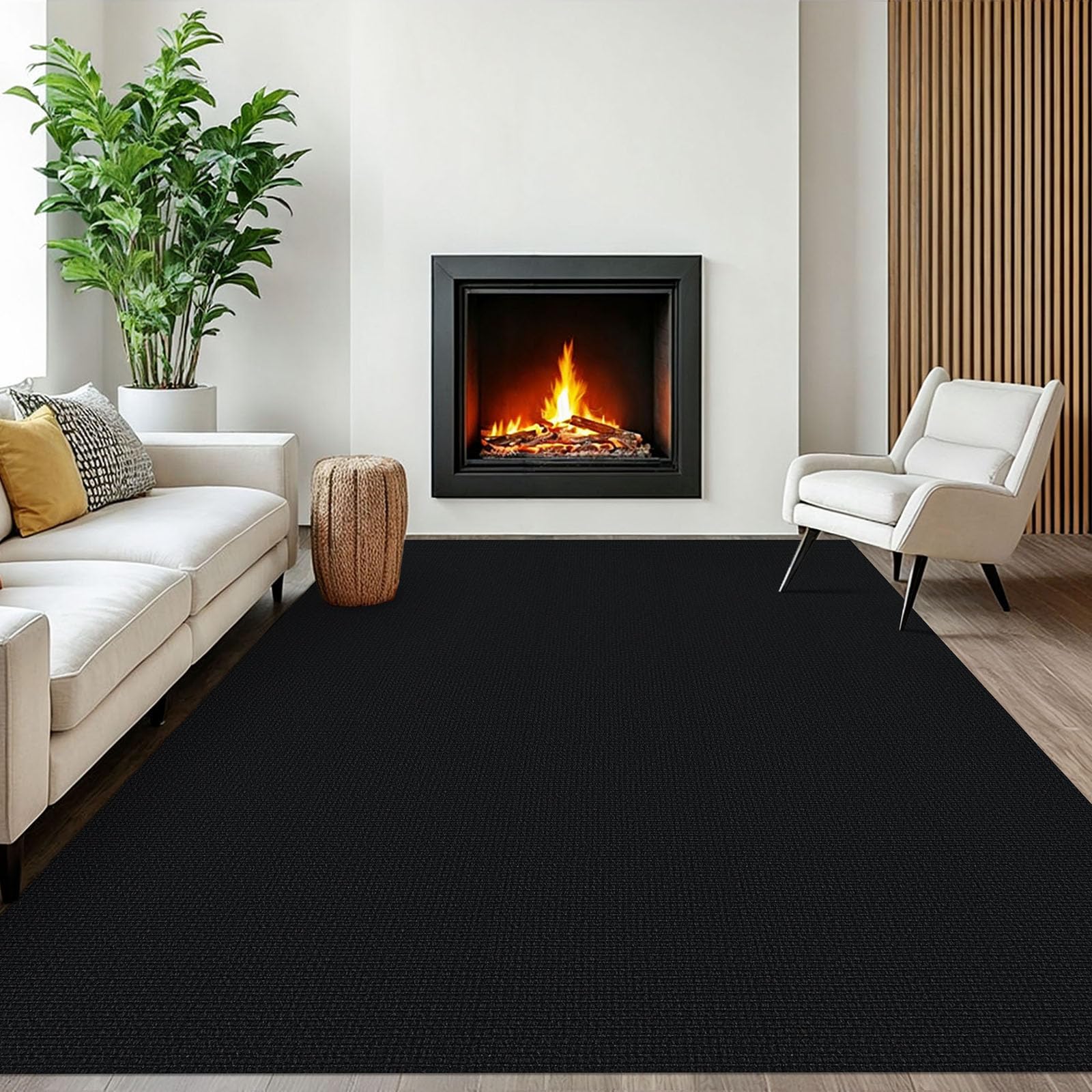 EARTHALL Small Area Rug 2x3 Ft Washable Rugs for Entryway Non Slip Braided Throw Rugs with Rubber Backing Door Mat Indoor Outdoor Entrance Cotton Woven Carpet for Kitchen Foyer Front Door, Khaki/Beige