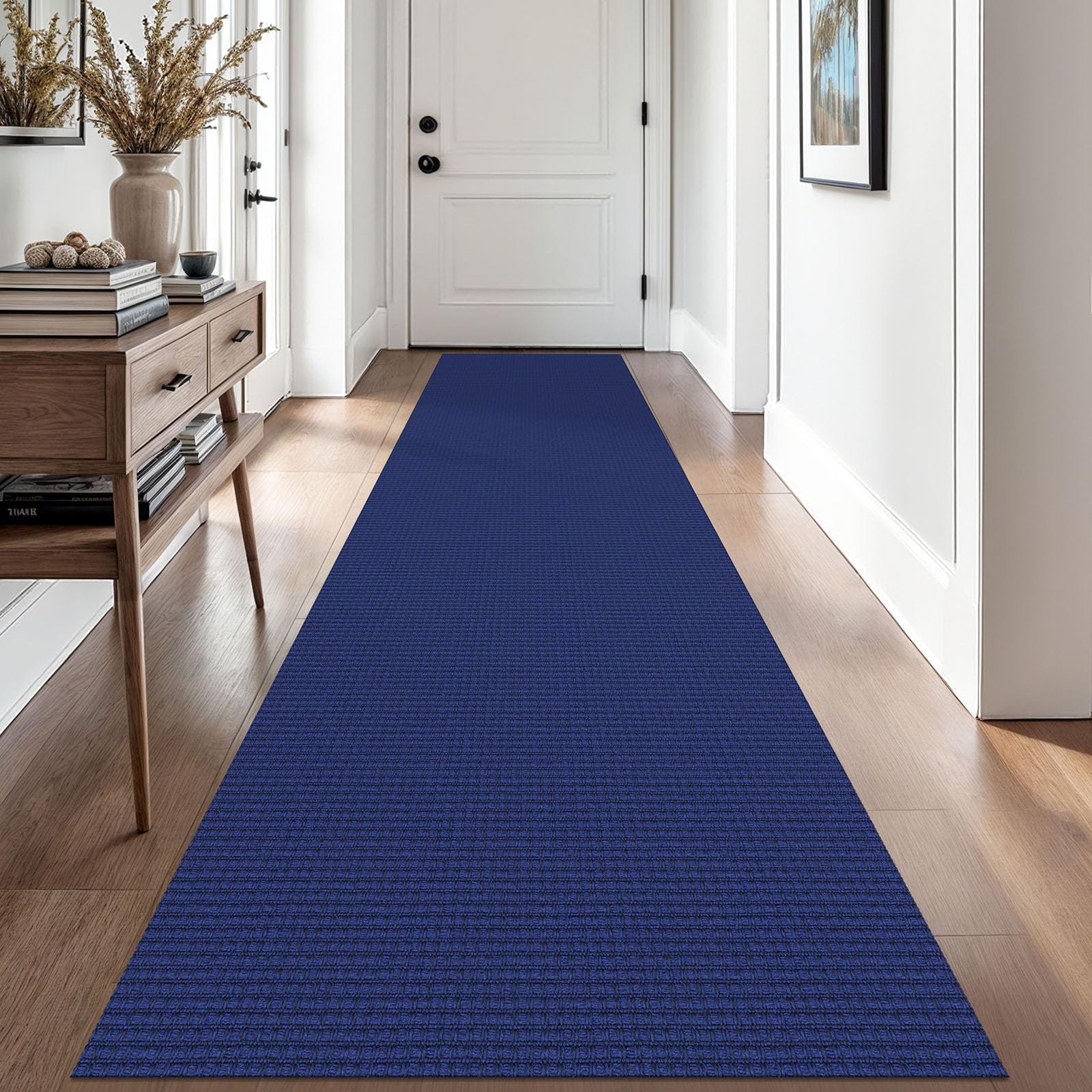 EARTHALL Woven Area Rug 2x3 Ft Washable Rugs for Entryway Braided Non Slip Throw Rugs Door Mat Indoor Outdoor Entrance Small Cotton Woven Carpet for Kitchen Foyer Front Door, Orange/Tan/Brown