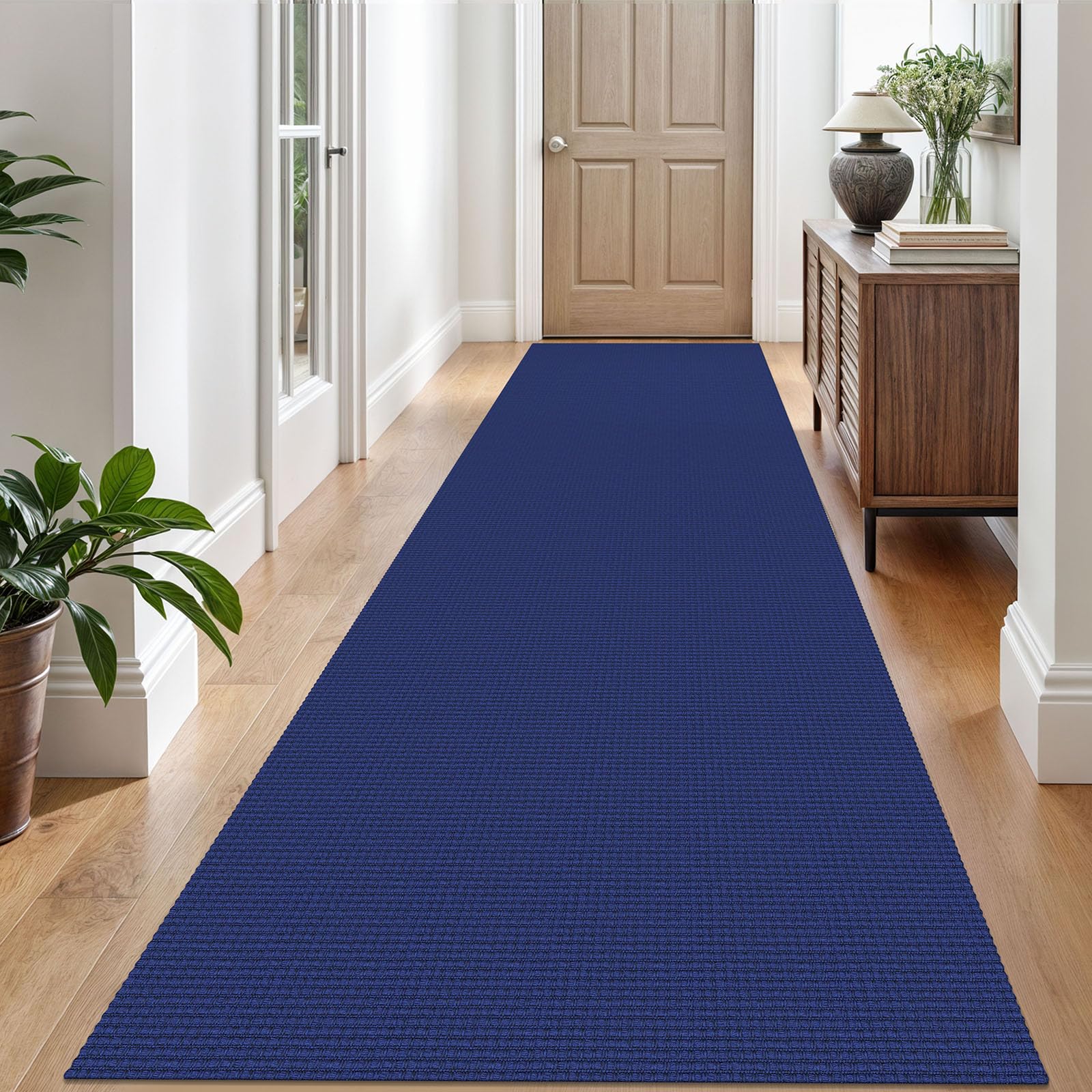 EARTHALL Woven Area Rug 2x3 Ft Washable Rugs for Entryway Braided Non Slip Throw Rugs Door Mat Indoor Outdoor Entrance Small Cotton Woven Carpet for Kitchen Foyer Front Door, Orange/Tan/Brown
