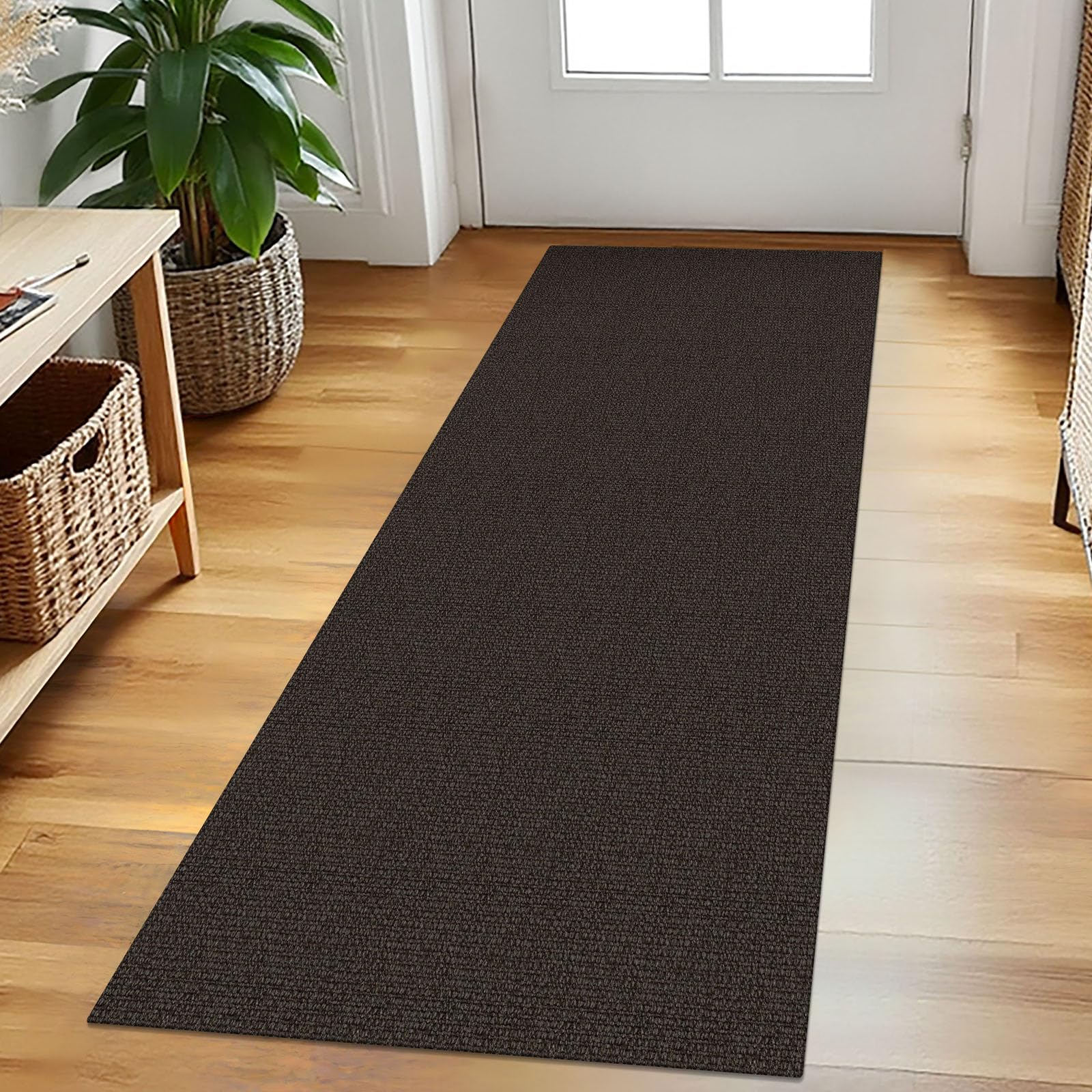 EARTHALL Small Area Rug 2x3 Ft Washable Rugs for Entryway Non Slip Braided Throw Rugs with Rubber Backing Door Mat Indoor Outdoor Entrance Cotton Woven Carpet for Kitchen Foyer Front Door, Khaki/Beige