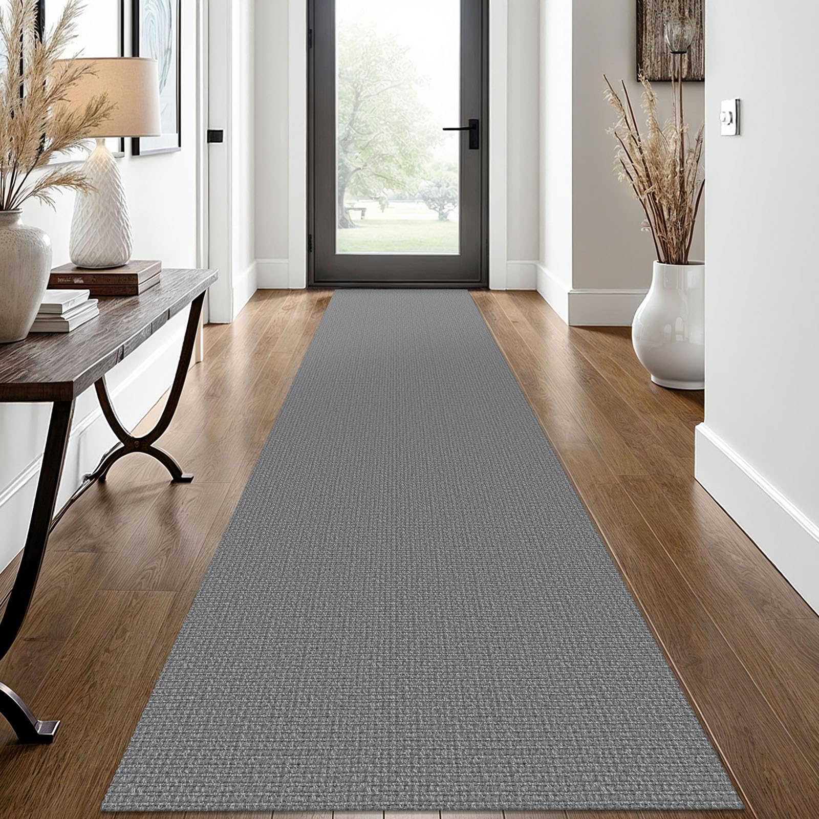 EARTHALL Small Area Rug 2x3 Ft Washable Rugs for Entryway Non Slip Braided Throw Rugs with Rubber Backing Door Mat Indoor Outdoor Entrance Cotton Woven Carpet for Kitchen Foyer Front Door, Khaki/Beige