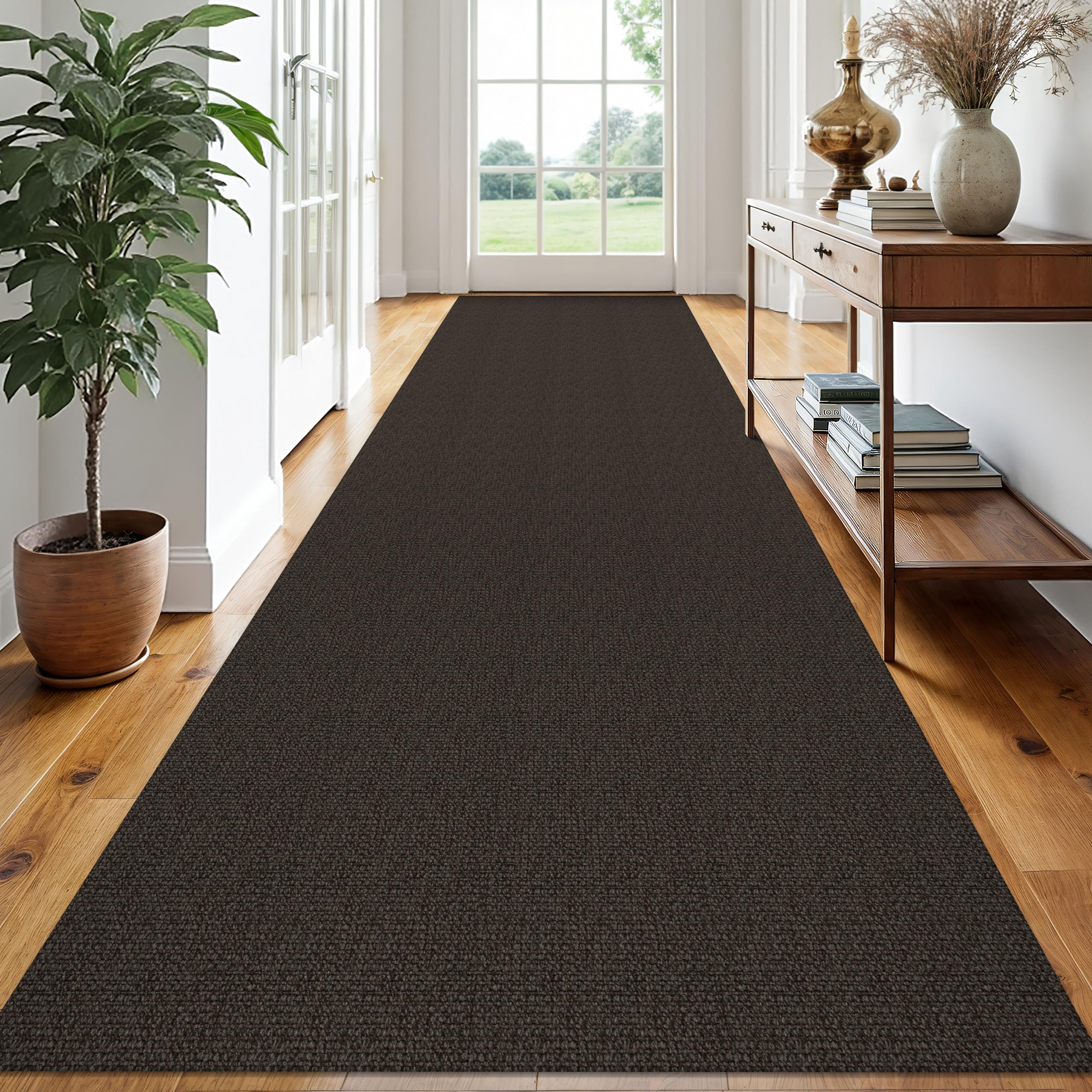 EARTHALL Small Area Rug 2x3 Ft Washable Rugs for Entryway Non Slip Braided Throw Rugs with Rubber Backing Door Mat Indoor Outdoor Entrance Cotton Woven Carpet for Kitchen Foyer Front Door, Khaki/Beige