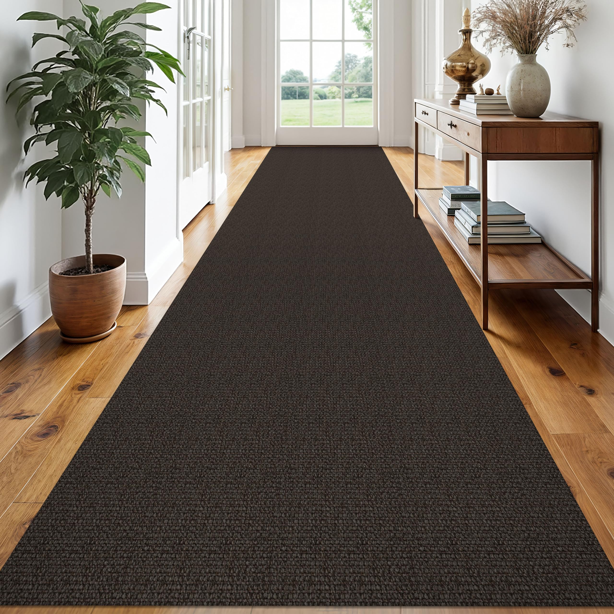 EARTHALL Small Area Rug 2x3 Ft Washable Rugs for Entryway Non Slip Braided Throw Rugs with Rubber Backing Door Mat Indoor Outdoor Entrance Cotton Woven Carpet for Kitchen Foyer Front Door, Khaki/Beige