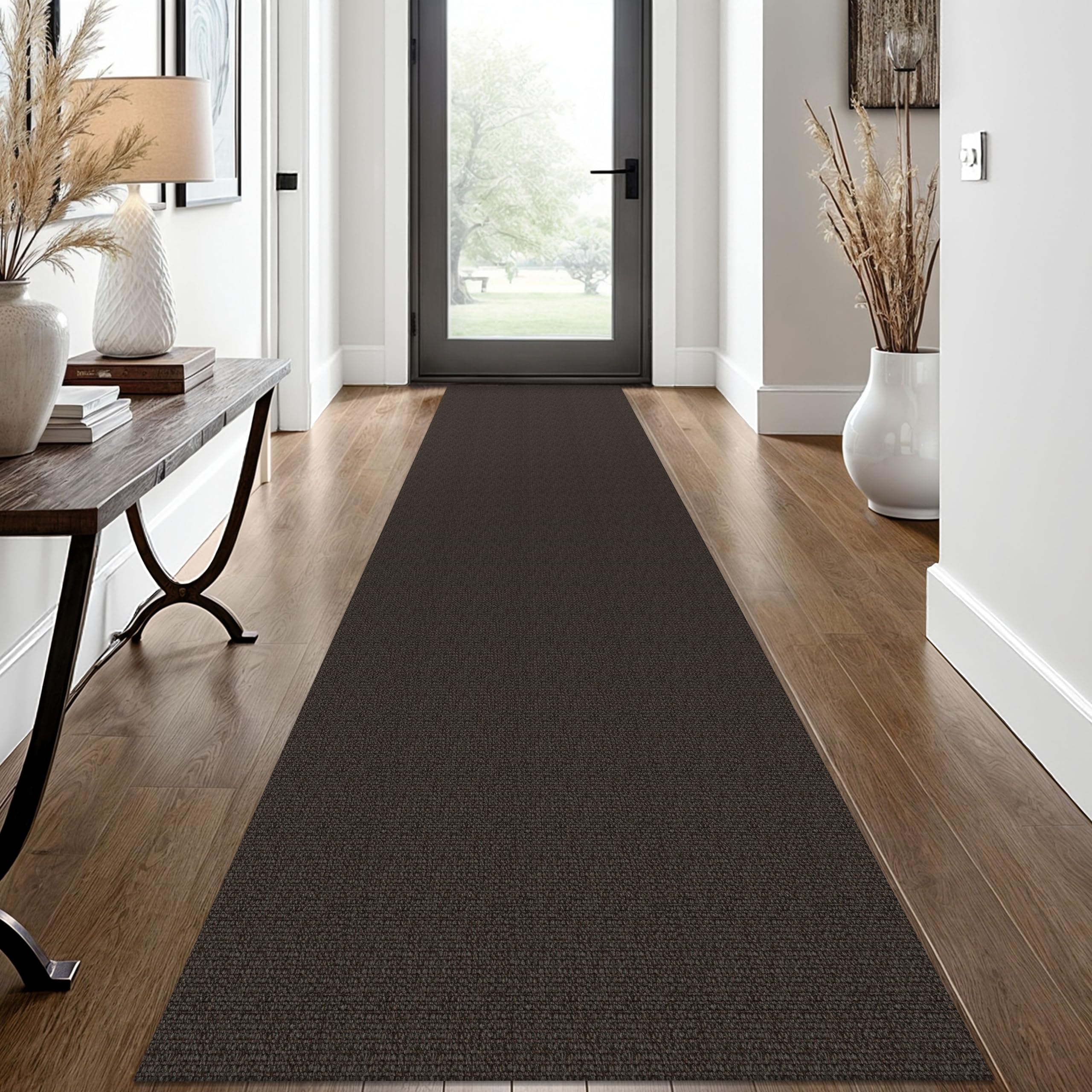 EARTHALL Small Area Rug 2x3 Ft Washable Rugs for Entryway Non Slip Braided Throw Rugs with Rubber Backing Door Mat Indoor Outdoor Entrance Cotton Woven Carpet for Kitchen Foyer Front Door, Khaki/Beige