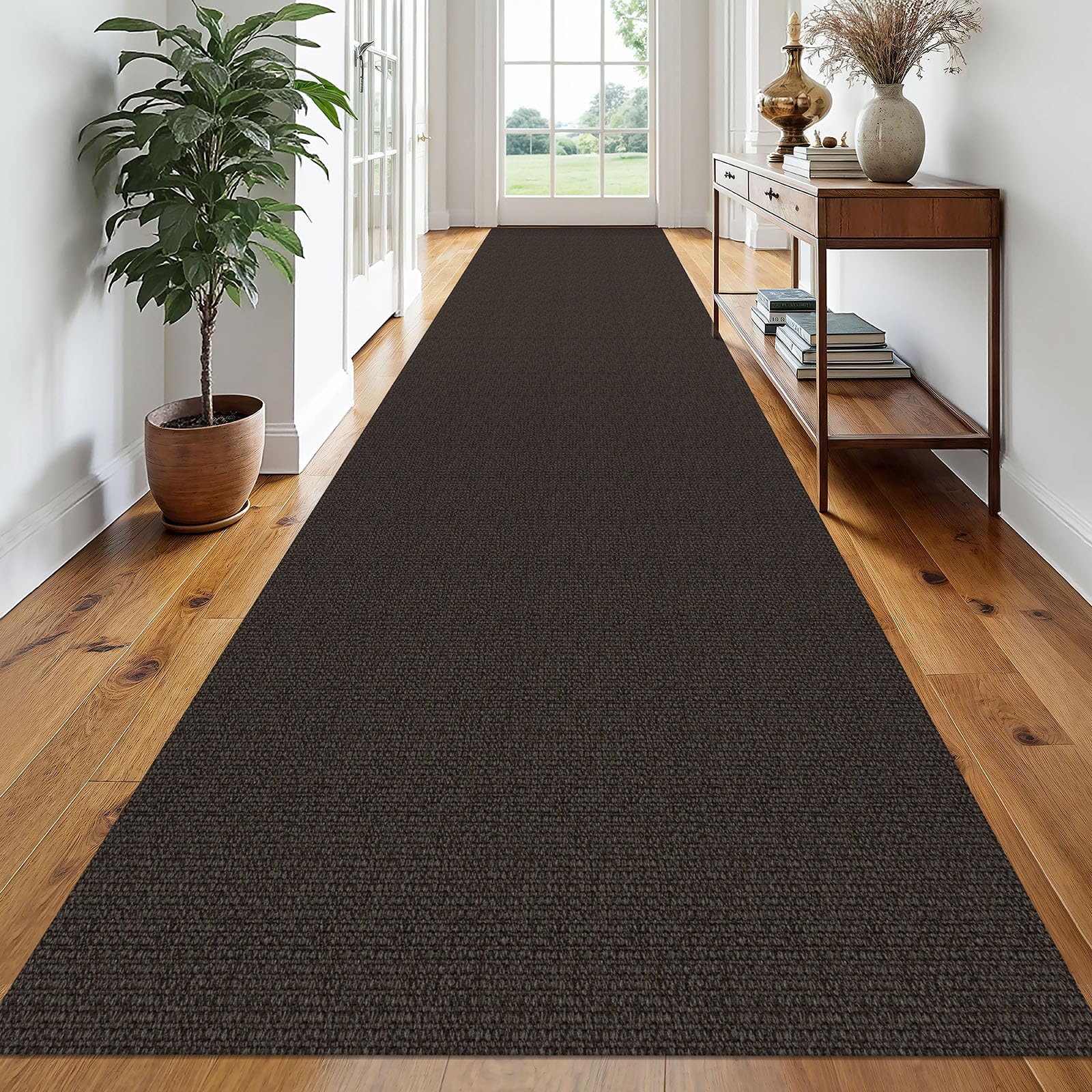 EARTHALL Small Area Rug 2x3 Ft Washable Rugs for Entryway Non Slip Braided Throw Rugs with Rubber Backing Door Mat Indoor Outdoor Entrance Cotton Woven Carpet for Kitchen Foyer Front Door, Khaki/Beige
