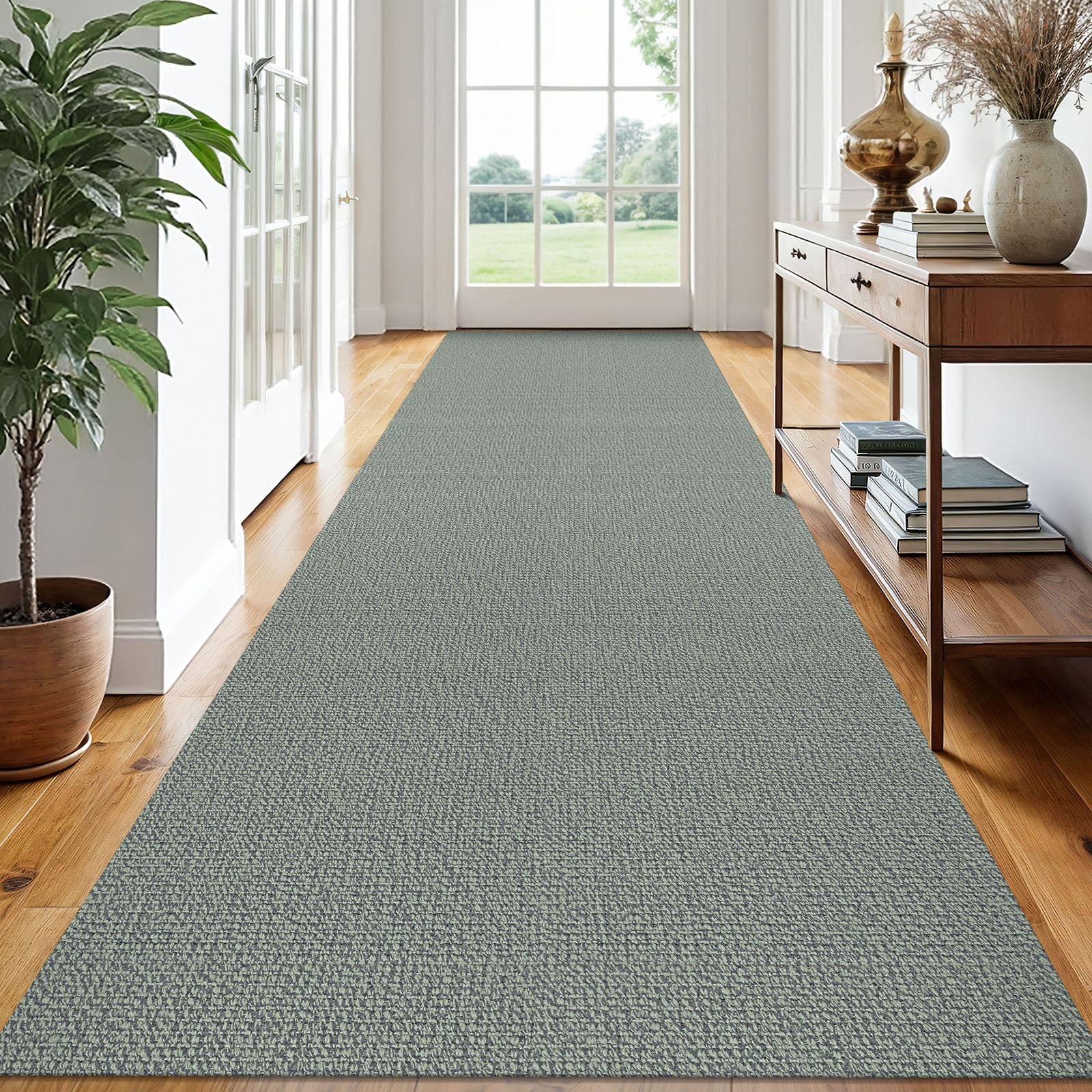 EARTHALL Small Area Rug 2x3 Ft Washable Rugs for Entryway Non Slip Braided Throw Rugs with Rubber Backing Door Mat Indoor Outdoor Entrance Cotton Woven Carpet for Kitchen Foyer Front Door, Khaki/Beige