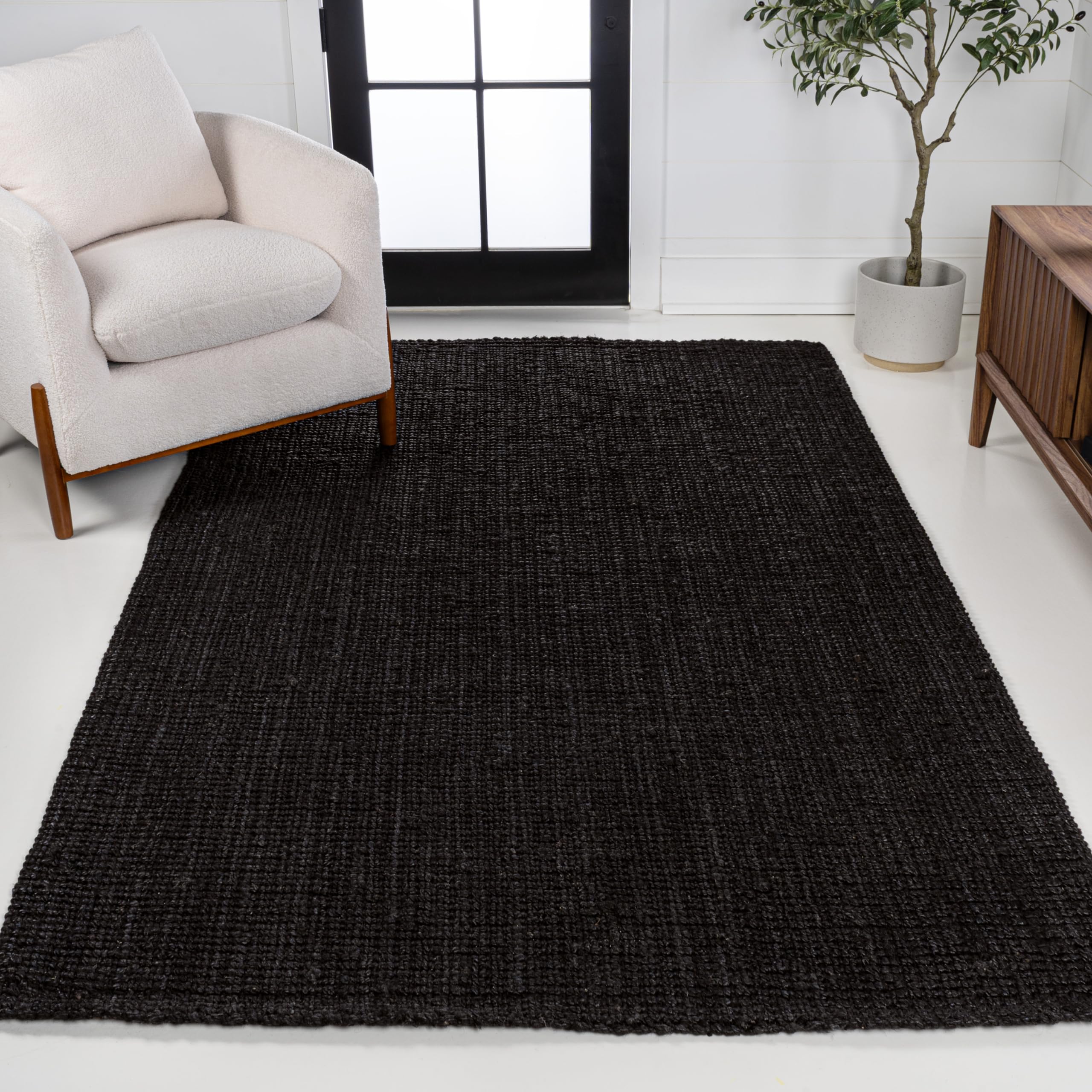 JONATHAN Y Pata Hand Woven Chunky Jute Natural Indoor Area Rug, 3x5, Bohemian, Rustic, Cottage, Easy-Cleaning for Living Room, Bedroom, Kitchen, Non-Shedding (NRF102A-3)