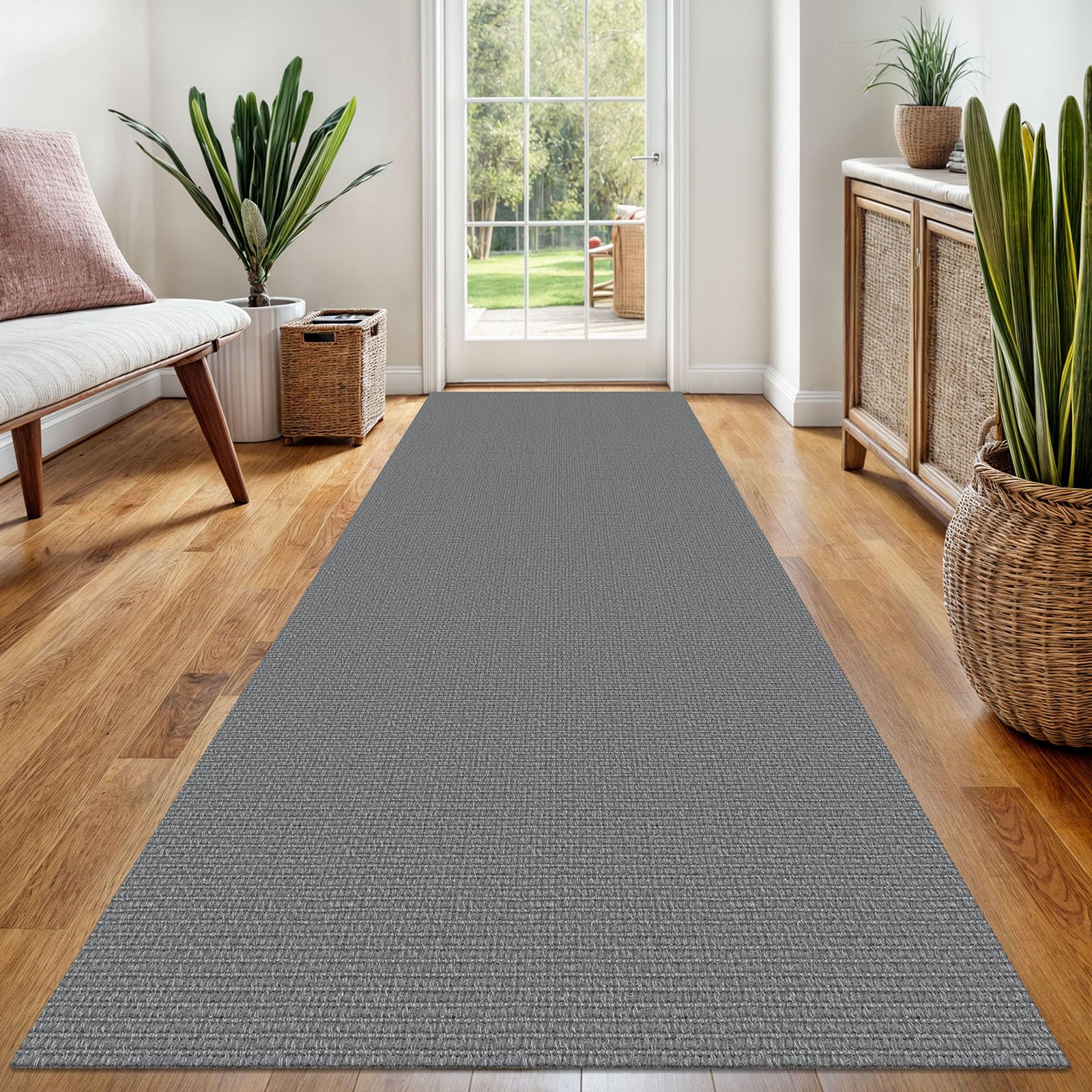 EARTHALL Small Area Rug 2x3 Ft Washable Rugs for Entryway Non Slip Braided Throw Rugs with Rubber Backing Door Mat Indoor Outdoor Entrance Cotton Woven Carpet for Kitchen Foyer Front Door, Khaki/Beige