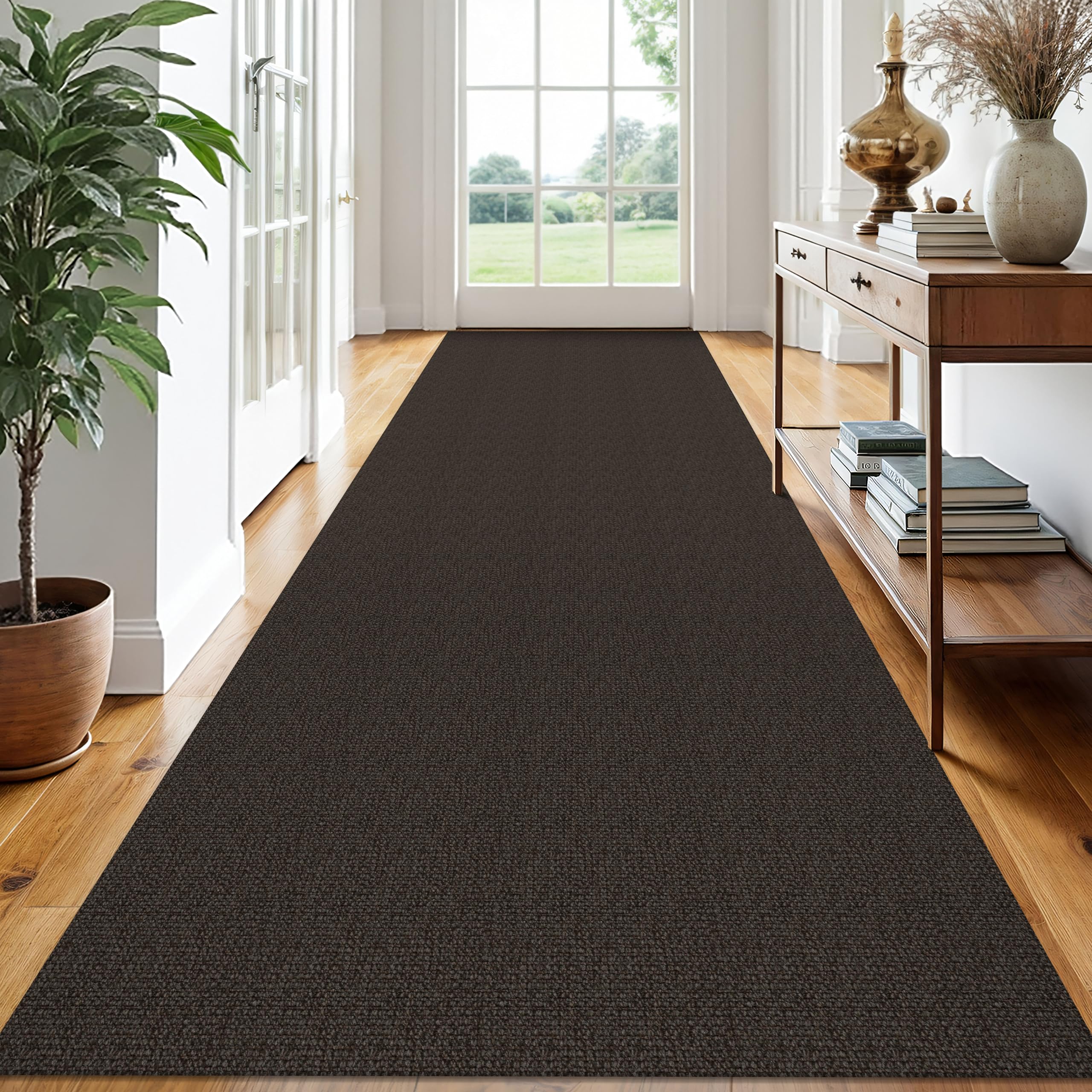 EARTHALL Small Area Rug 2x3 Ft Washable Rugs for Entryway Non Slip Braided Throw Rugs with Rubber Backing Door Mat Indoor Outdoor Entrance Cotton Woven Carpet for Kitchen Foyer Front Door, Khaki/Beige