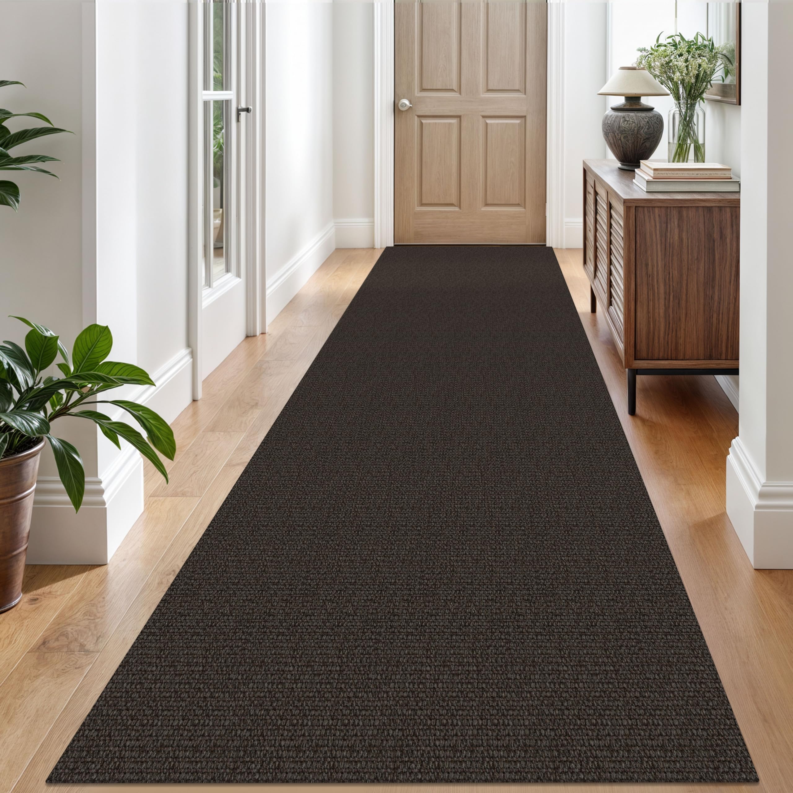 EARTHALL Small Area Rug 2x3 Ft Washable Rugs for Entryway Non Slip Braided Throw Rugs with Rubber Backing Door Mat Indoor Outdoor Entrance Cotton Woven Carpet for Kitchen Foyer Front Door, Khaki/Beige