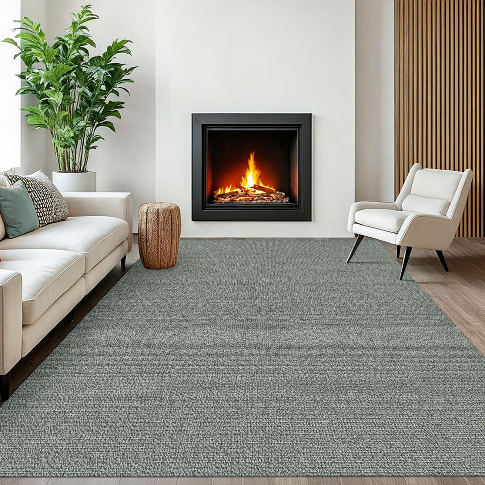 EARTHALL Small Area Rug 2x3 Ft Washable Rugs for Entryway Non Slip Braided Throw Rugs with Rubber Backing Door Mat Indoor Outdoor Entrance Cotton Woven Carpet for Kitchen Foyer Front Door, Khaki/Beige