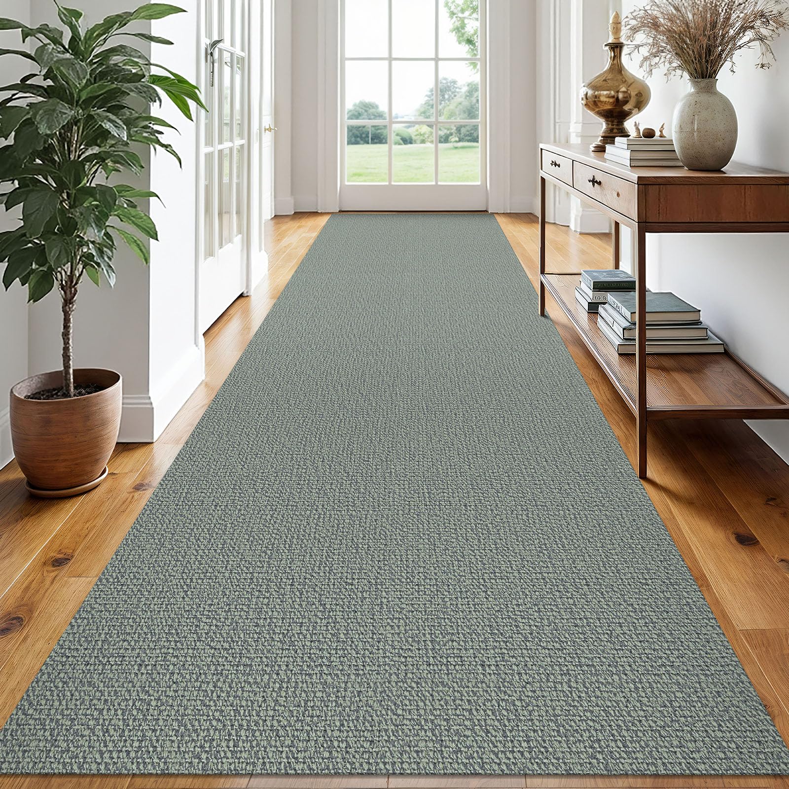 EARTHALL Small Area Rug 2x3 Ft Washable Rugs for Entryway Non Slip Braided Throw Rugs with Rubber Backing Door Mat Indoor Outdoor Entrance Cotton Woven Carpet for Kitchen Foyer Front Door, Khaki/Beige