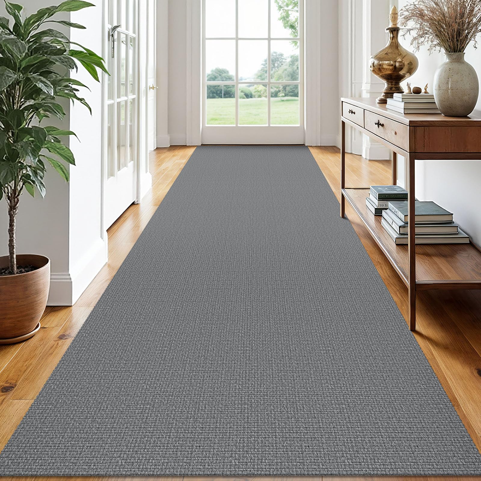 EARTHALL Small Area Rug 2x3 Ft Washable Rugs for Entryway Non Slip Braided Throw Rugs with Rubber Backing Door Mat Indoor Outdoor Entrance Cotton Woven Carpet for Kitchen Foyer Front Door, Khaki/Beige