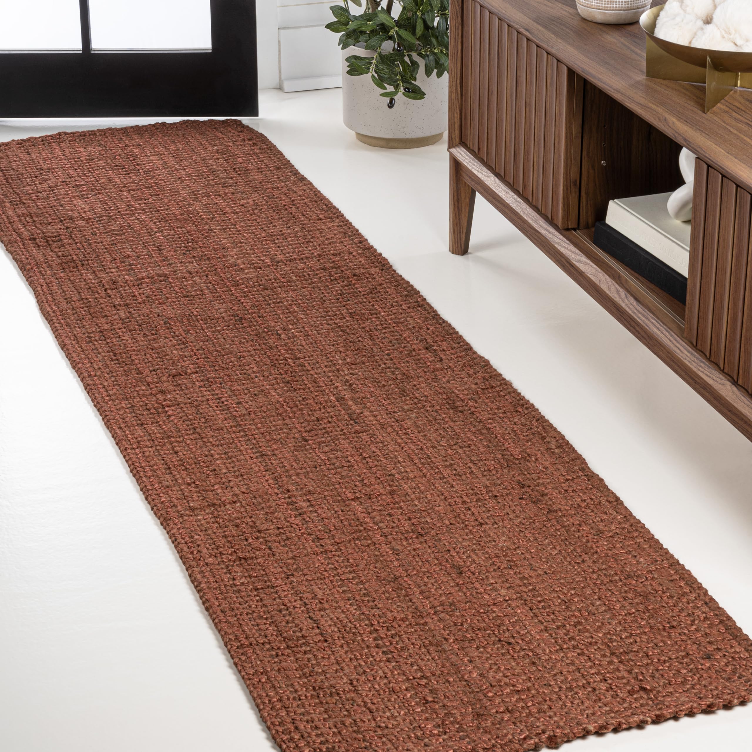 JONATHAN Y Pata Hand Woven Chunky Jute Natural Indoor Area Rug, 3x5, Bohemian, Rustic, Cottage, Easy-Cleaning for Living Room, Bedroom, Kitchen, Non-Shedding (NRF102A-3)