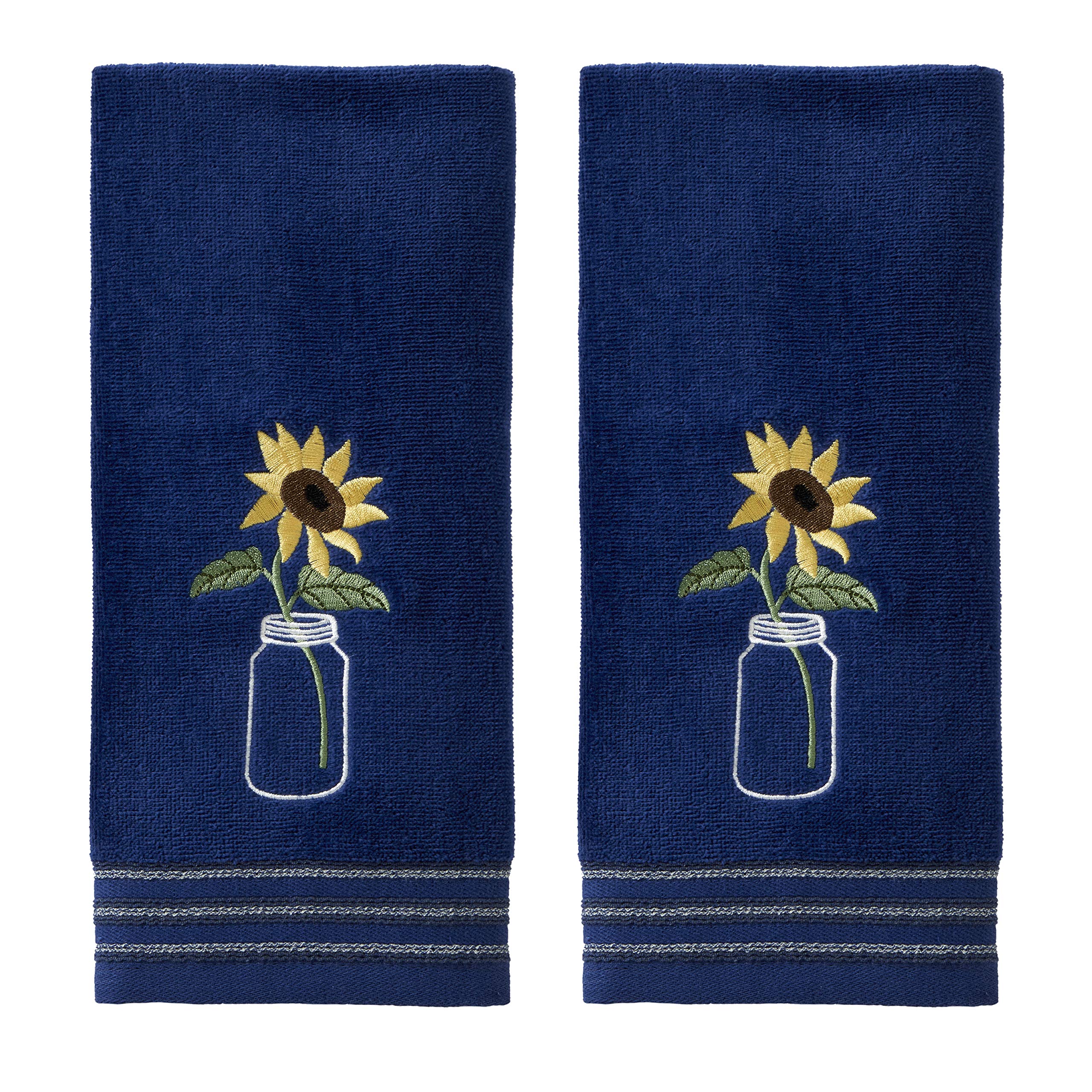 SKL Home by Saturday Knight Ltd. Life Is Beautiful 2 Pc Hand Towel Set, Aqua