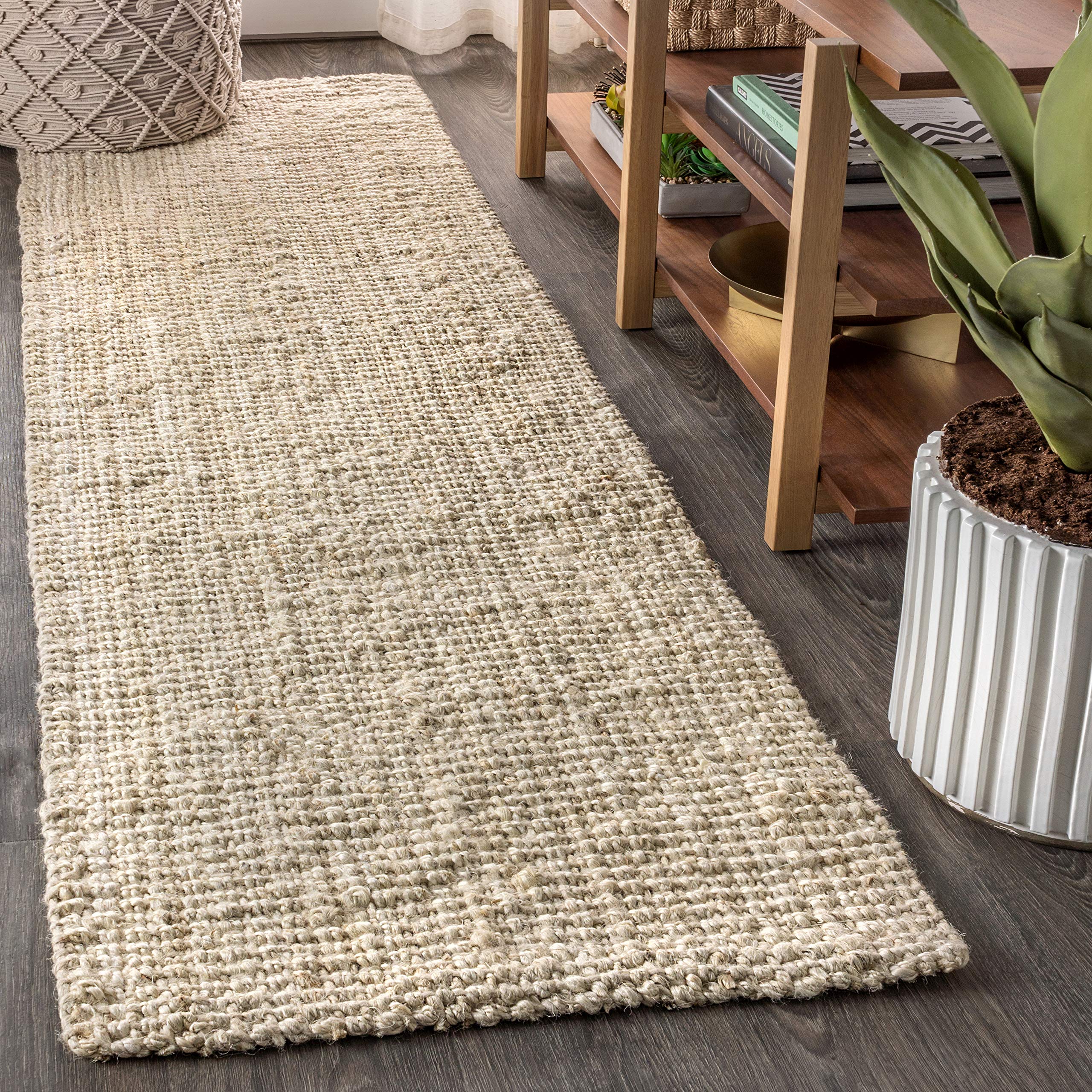JONATHAN Y Pata Hand Woven Chunky Jute Natural Indoor Area Rug, 3x5, Bohemian, Rustic, Cottage, Easy-Cleaning for Living Room, Bedroom, Kitchen, Non-Shedding (NRF102A-3)