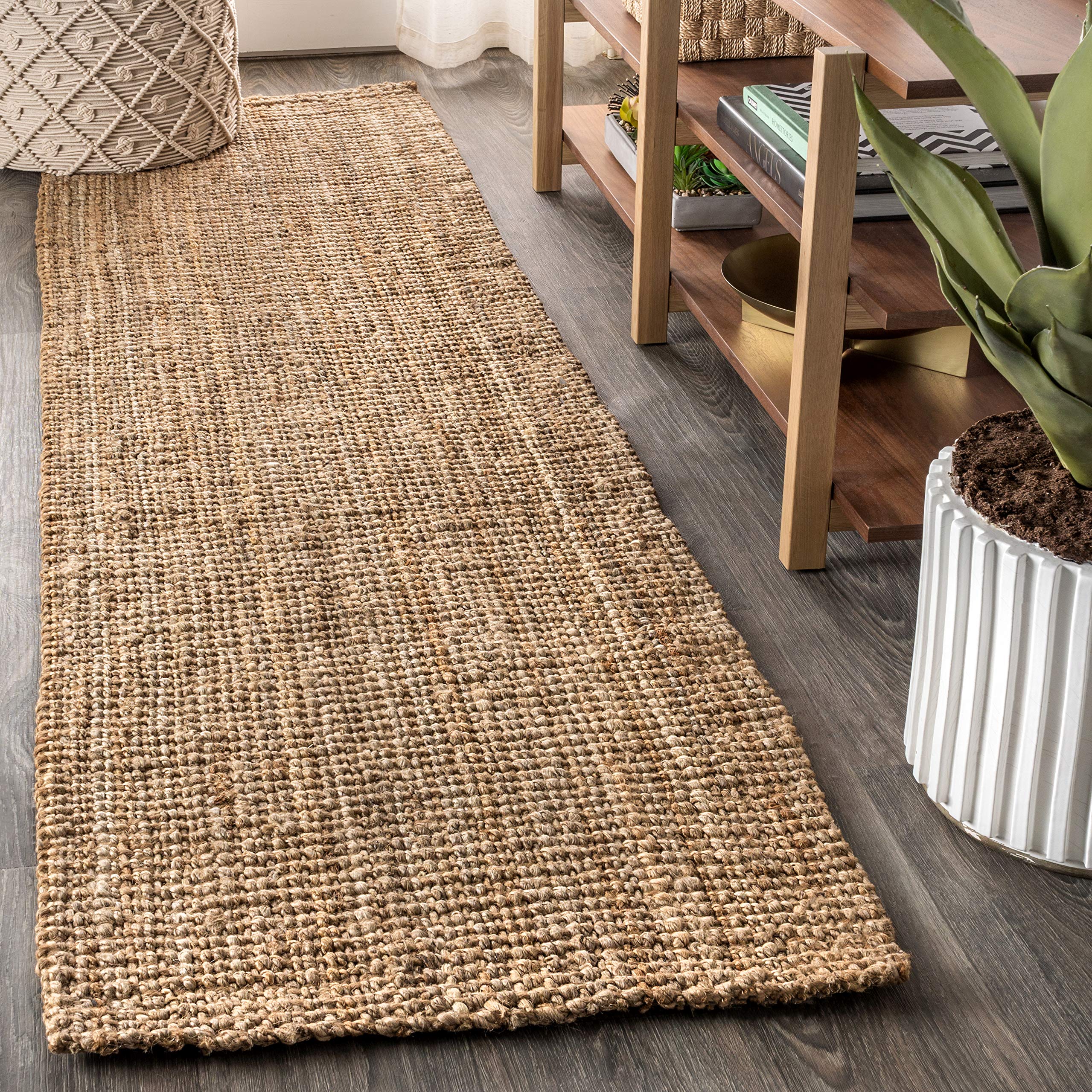 JONATHAN Y Pata Hand Woven Chunky Jute Natural Indoor Area Rug, 3x5, Bohemian, Rustic, Cottage, Easy-Cleaning for Living Room, Bedroom, Kitchen, Non-Shedding (NRF102A-3)