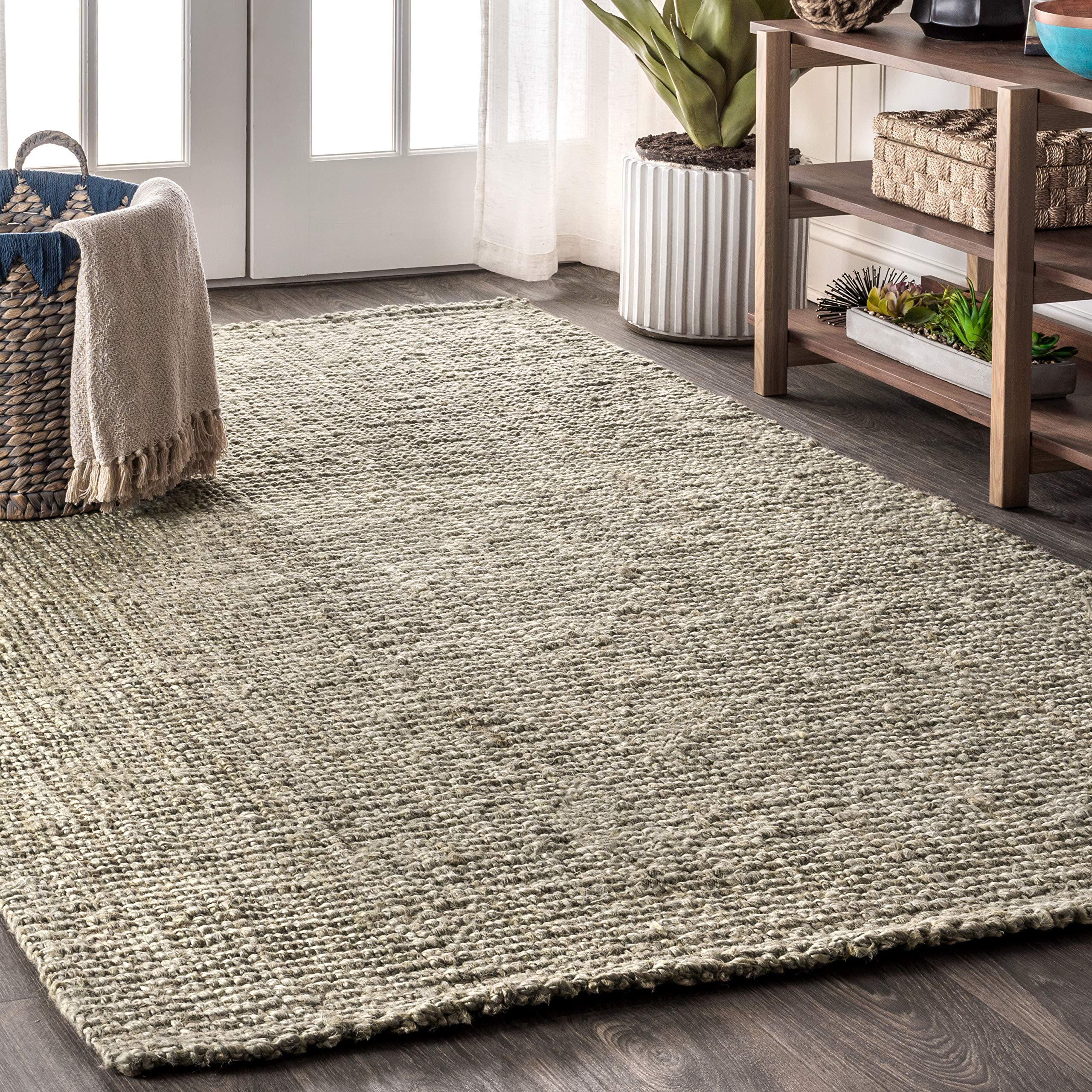 JONATHAN Y Pata Hand Woven Chunky Jute Natural Indoor Area Rug, 3x5, Bohemian, Rustic, Cottage, Easy-Cleaning for Living Room, Bedroom, Kitchen, Non-Shedding (NRF102A-3)